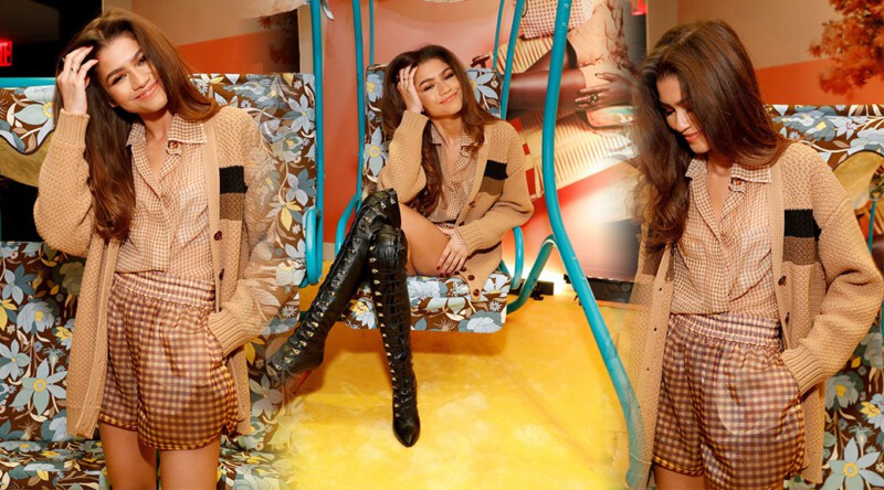 Zendaya Coleman – Sexy Legs in Boots at Solar Dream Launch Hosted by Fendi in New York