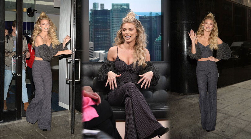 AnnaLynne McCord – Beautiful Cleavage on “Good Day New York” at Fox