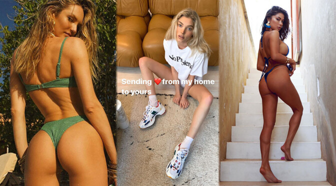 Elsa Hosk Sexy in Panties and Other Celebrities in a Weekly Instagram/Twitter Roundup