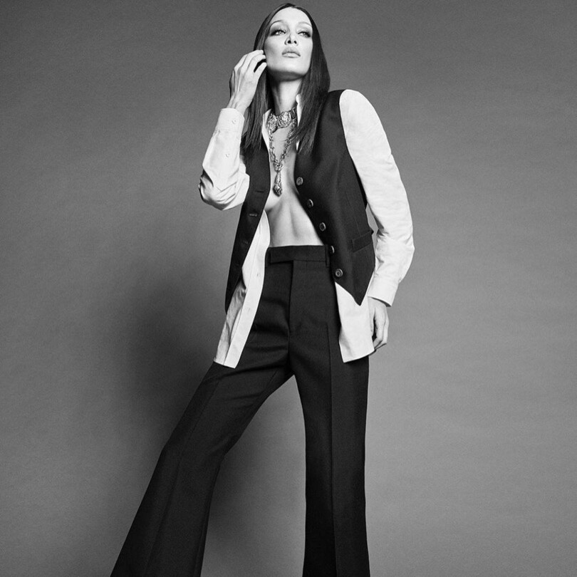 Bella Hadid Braless Photoshoot