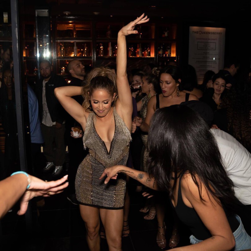Jaina Lee Ortiz Show Off Her Hot Body Wearing Sexy Dress At Her Birthday Party.