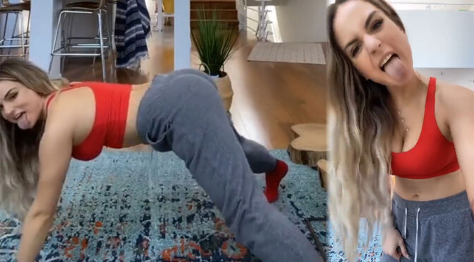 Joanna JoJo Levesque – Sexy Twerking Home Video