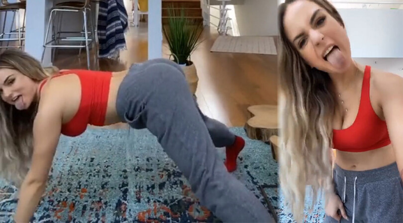 Joanna JoJo Levesque – Sexy Twerking Home Video