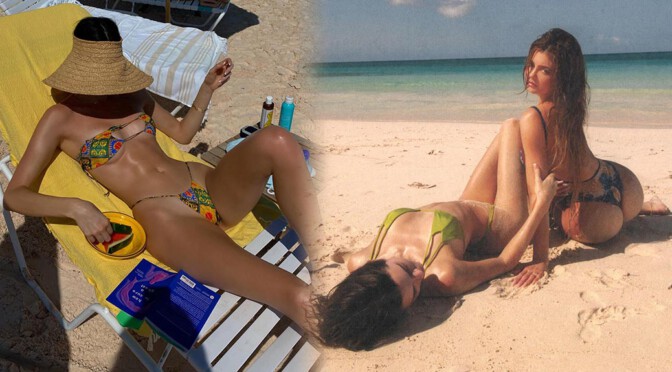 Kendall Jenner – Hot Body in Tiny Bikini Photoshoot