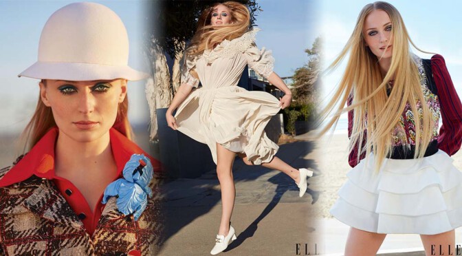 Sophie Turner – ELLE Magazine Photoshoot (April 2020)