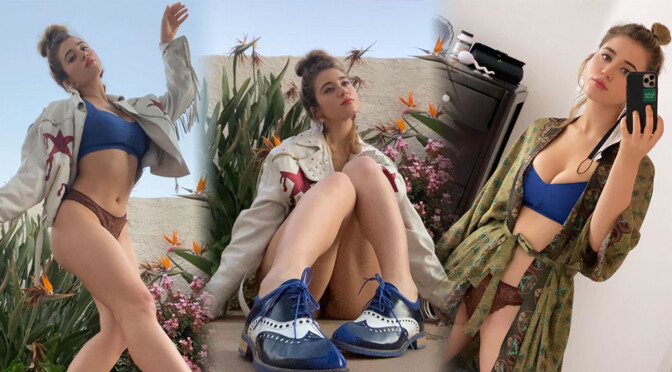 Caylee Cowan – Sexy Boobs in Racy Underwear Photoshoot