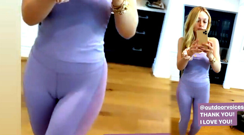 Dakota Fanning – Hot Cameltoe in TIght Leggings Video