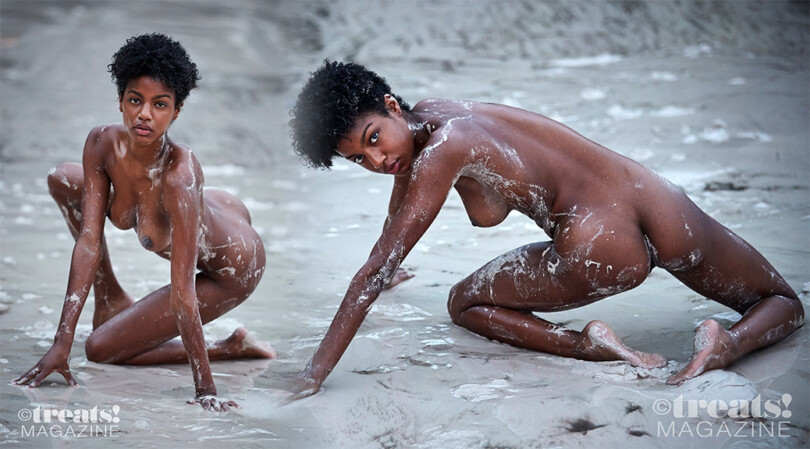 Ebonee Davis – Fantastic Body in Naked Photoshoot for Treats! Magazine (NSFW)