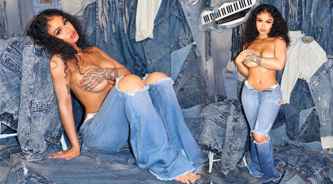 India Westbrooks – Beautiful Braless Boobs in Sexy Photoshoot