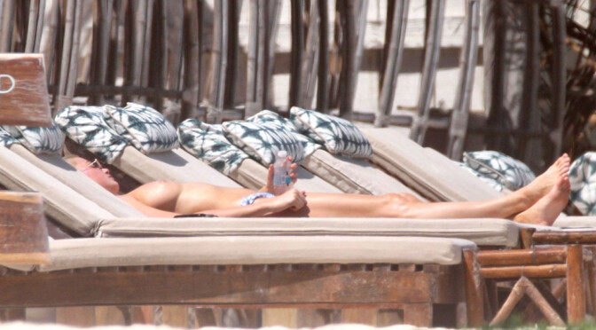 Kristen Hancher – Beautiful Topless Boobs at the Beach in Tulum (NSFW)