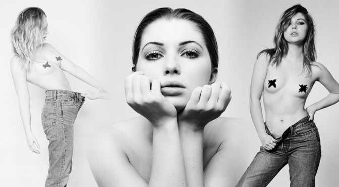 Sammi Hanratty – Beautiful in Topless Photoshoot by Tyler Shields (Censored)
