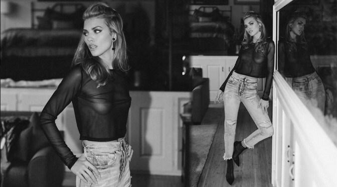 AnnaLynne McCord – Sexy Boobs in See-Through Top Photoshoot (NSFW)