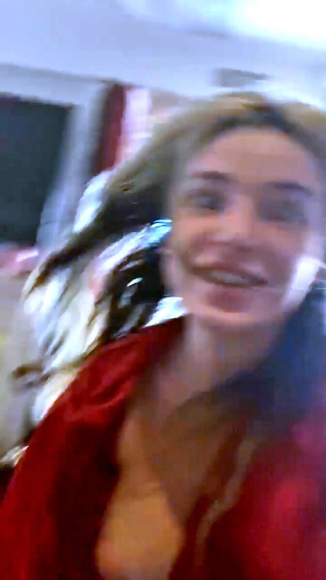 Bella Thorne Braless Boob Slip
