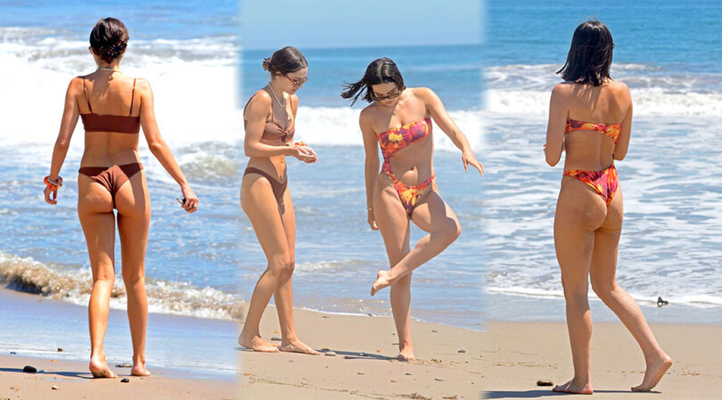 Delilah Belle Hamlin and Amelia Hamlin – Sexy in bikinis at The Beach in Malibu