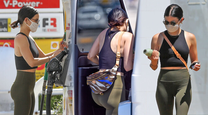 Lucy Hale – Sexy Ass in Tight Leggings Out in Studio City