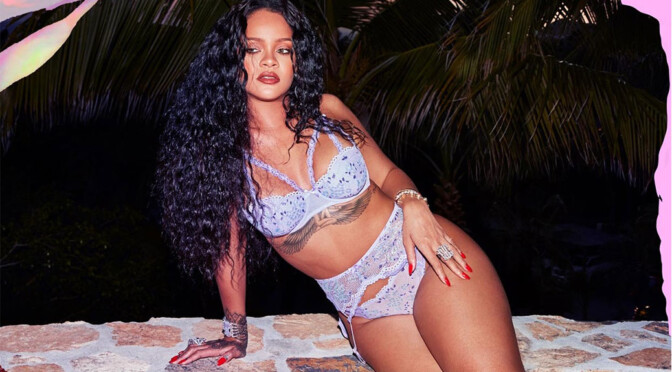 Rihanna – Beautiful Boobs and Ass in Savage X Fenty Lingerie Summer Campaign (May 2020)