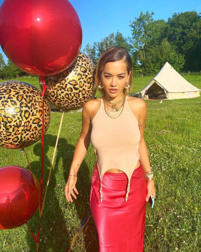 Rita Ora Braless