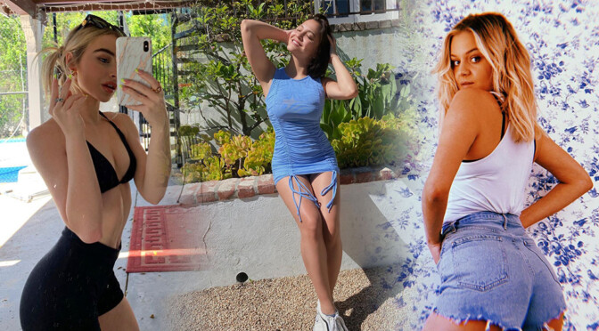 Stella Hudgens’ Sexy Upskirt and Other Celebrities in a Weekly Instagram/Twitter Roundup