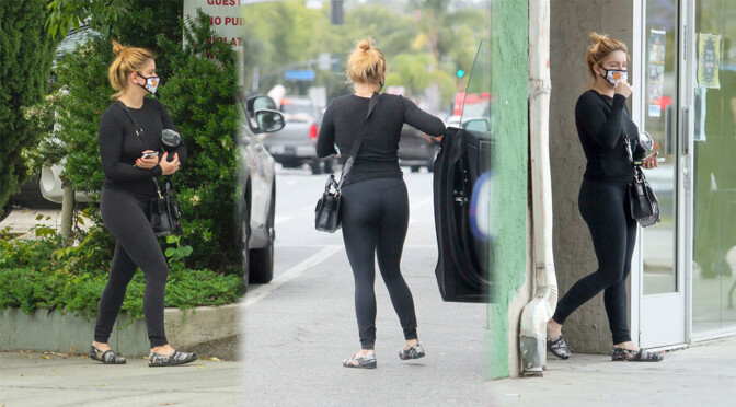 Ariel Winter – Hot Body in Black Leggings Out in West Hollywood