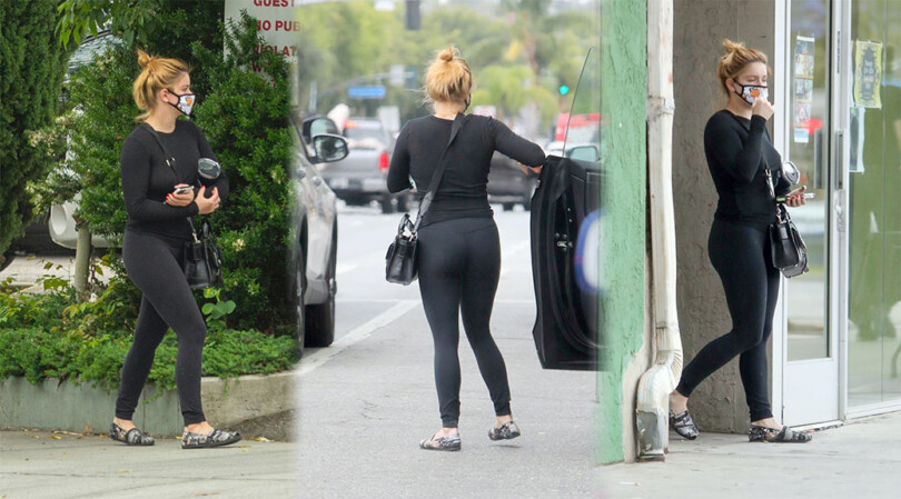 Ariel Winter – Hot Body in Black Leggings Out in West Hollywood