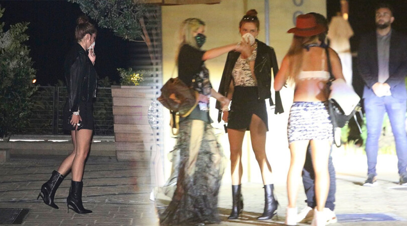 Bella & Dani Thorne – Sexy Legs in Mini Skirts at Nobu in Malibu