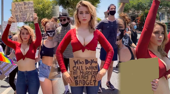 Caylee Cowan – Big Boobs in Sexy Cleavage Out in Los Angeles