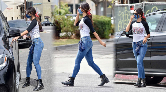 Eiza Gonzalez – Sexy in Tight Jeans Out in Los Angeles