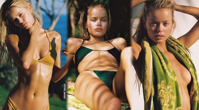 Frida Aasen – Sexy Boobs in Hot Braless Photoshoot