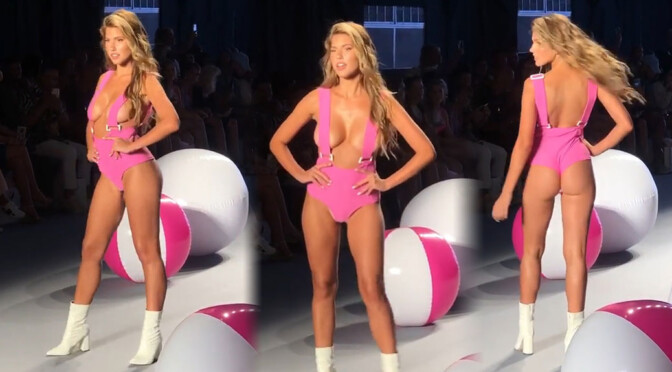 Kara Del Toro – Big Boobs in Sexy Swimwear Runway Video