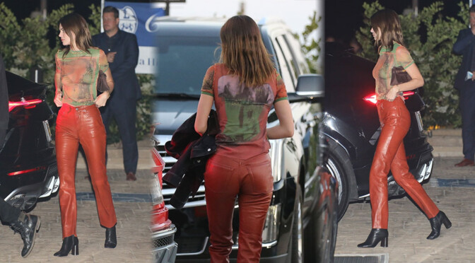 Kendall Jenner – Sexy Ass at Nobu in Malibu