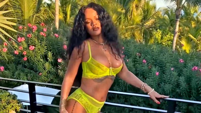 Rihanna Hot Lingerie