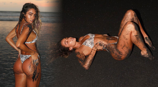 Sommer Ray – Hot Ass in Thong Bikini in Beautiful Sunset Photoshoot