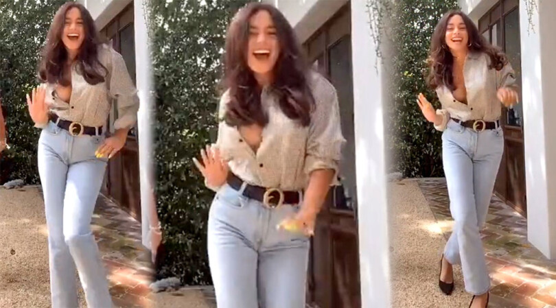Vanessa Hudgens – Beautiful Boobs in Hot Dance Video