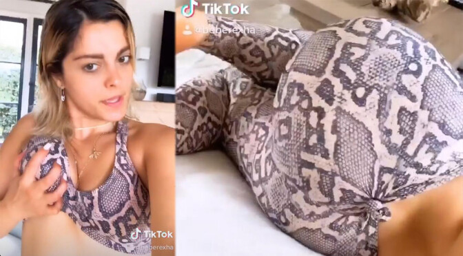 Bebe Rexha – Hot Boobs and Ass in Sexy TikTok Video