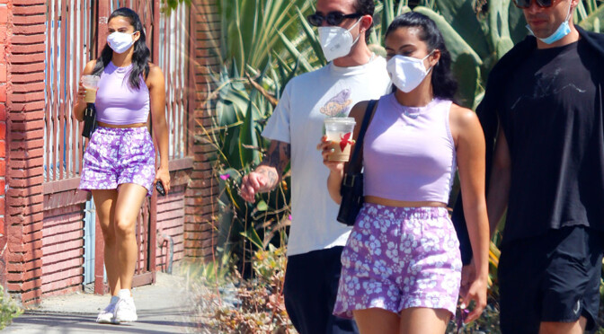 Camila Mendes – Beautiful Legs and Boobs Out in Los Feliz