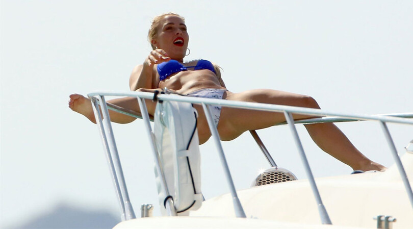 Gabby Allen – Hot Bikini Body on the Yacht in Ibiza