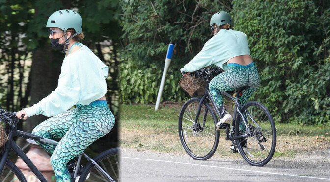 Jennifer Lopez – Sexy Big Ass on a Bike in the Hamptons