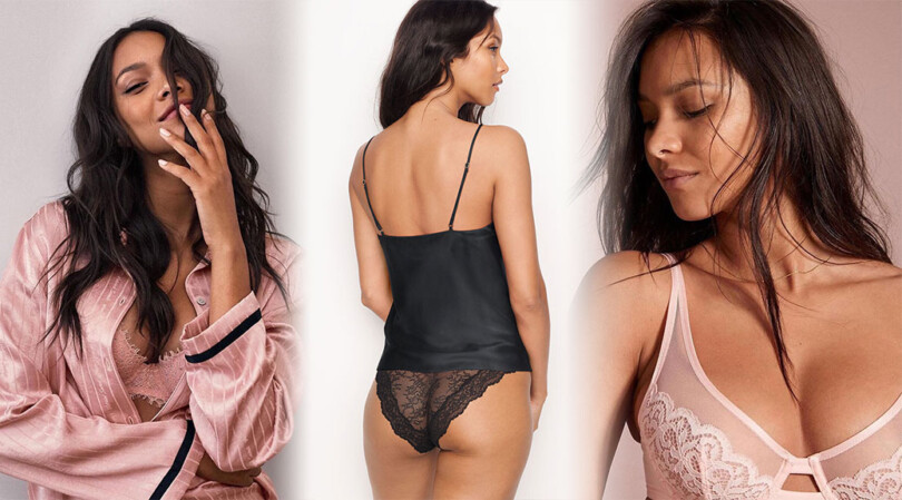 Lais Ribeiro – Beautiful Boobs and Ass in Victoria’s Secret Lingerie Photoshoot