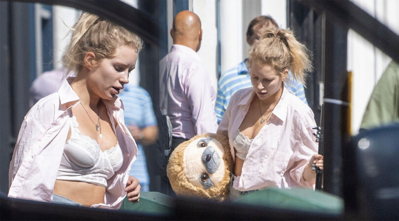 Lottie Moss – Sexy Boobs in a White Bra in Sussex