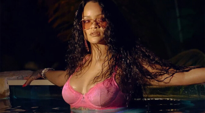 Rihanna Sexy Breasts