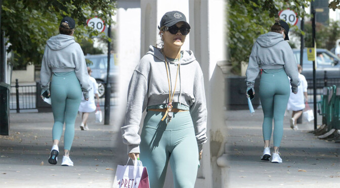Rita Ora Sexy Ass In Leggings