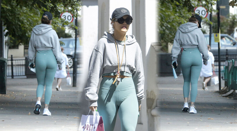 Rita Ora – Sexy Ass in Tight Leggings at Gym in London
