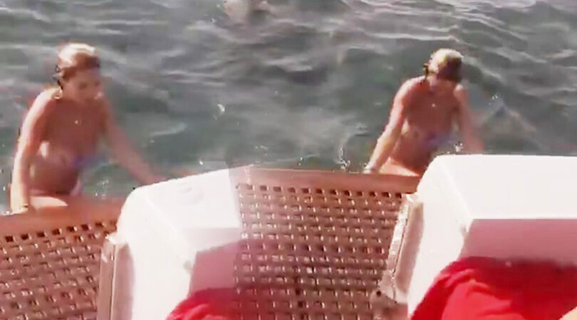 Rita Ora – Sexy Boob Slip on a Yacht in Ibiza