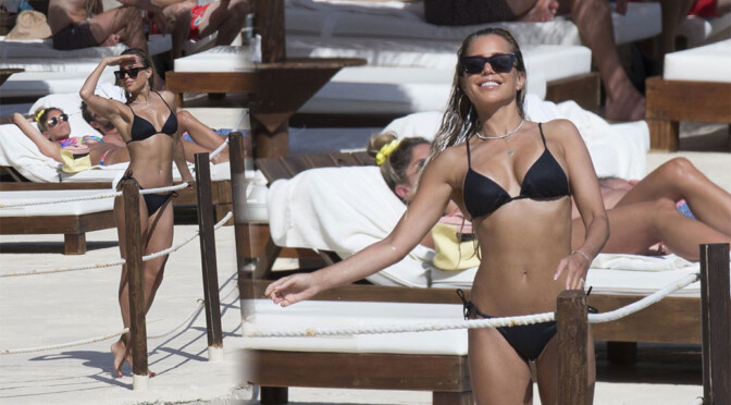 Sylvie Meis – Beautiful Body in Small Bikini in Mallorca