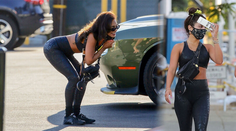 Vanessa Hudgens – Beautiful in Sexy Tight Leggings Out in Los Angeles
