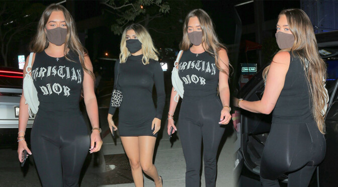 Anastasia Karanikolaou & Kelsey Calemine – Sexy Candids at BOA Steakhouse in West Hollywood