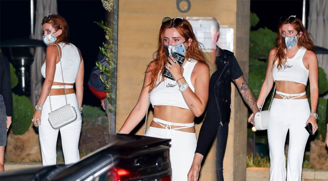 Bella Thorne – Sexy Ass and Braless Underboobs at Nobu in Malibu