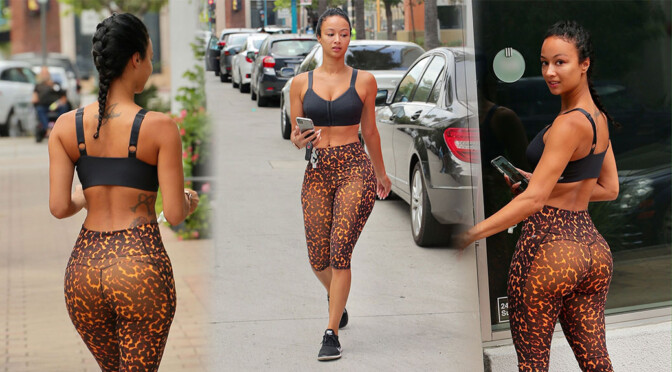 Draya Michele – Hot Ass in Sexy Leggings Out in Los Angeles