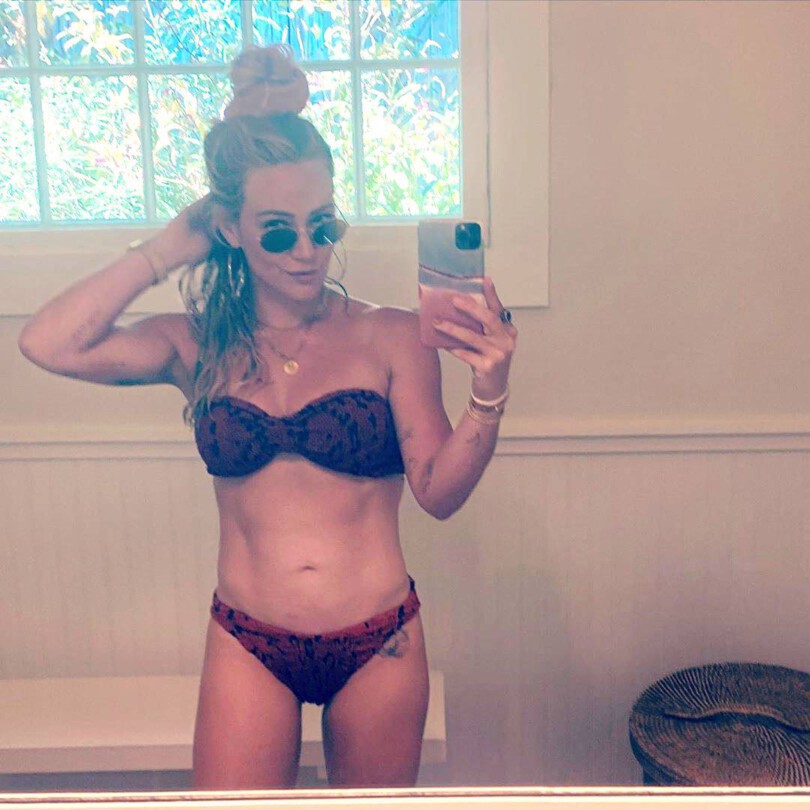 Hilary Duff Bikini Selfie