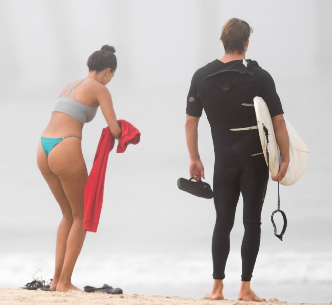 Kelly Gale Sexy At Beach